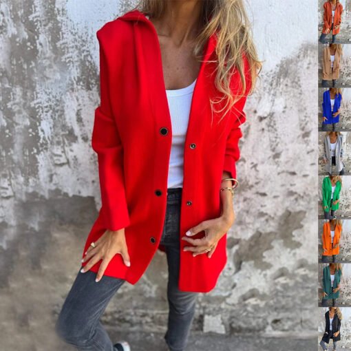 Single-Breasted Jacket Spring Women's Clothing