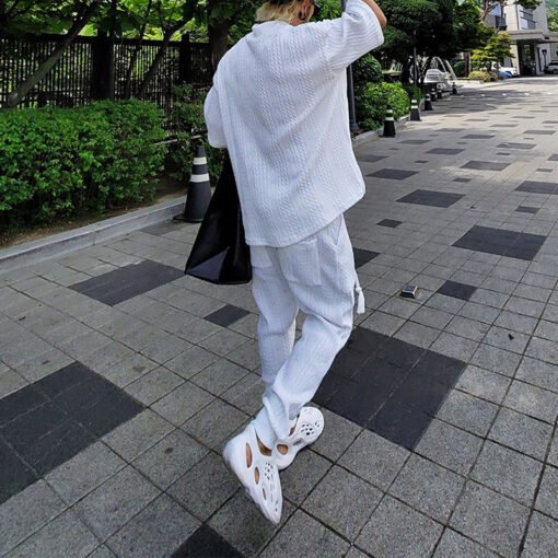 Casual Sweater Suit Men's Summer Loose Short - Image 5