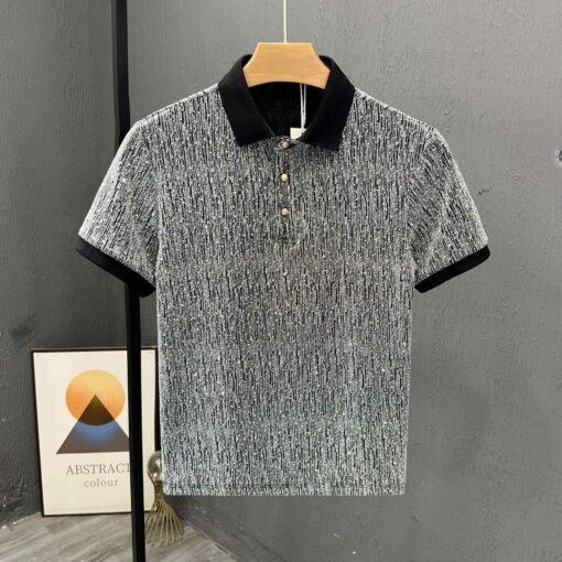 Trendy Niche Half T-shirt Men's Short Sleeve - Image 4