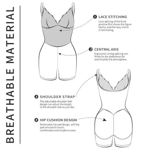 Plus Size Body Shaping Hip Lace - Image 3